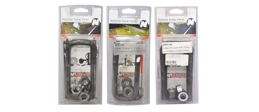 packed u-bolt suspension parts