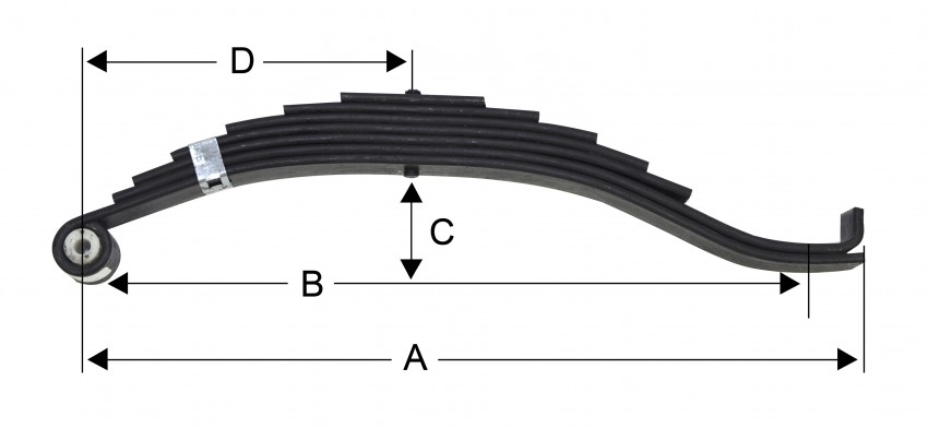 slipper spring axle suspension parts