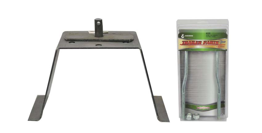 Spare tire carrier trailer hardware & cargo control
