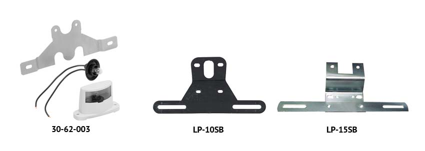 License Plate Light & Bracket License Plate Light & Bracket
