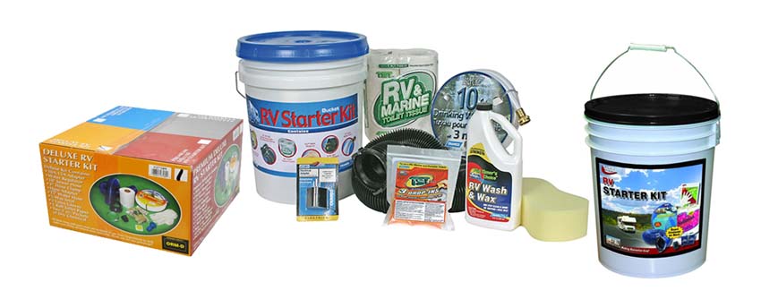 RV Starter Kit chemicals & accessories