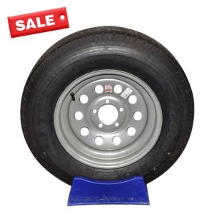 ST205/75R15 Silver Mod Wheel