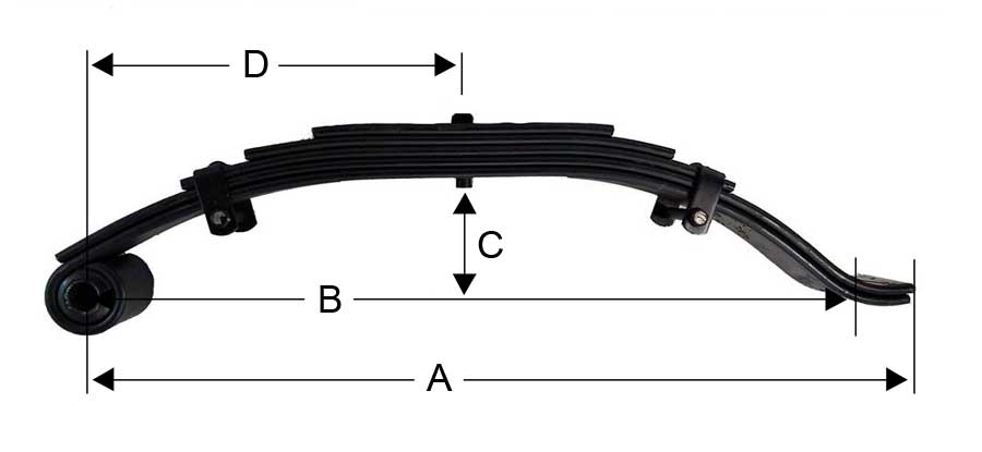 slipper spring axle suspension parts