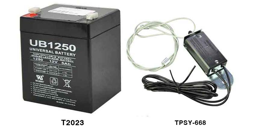 Break-away Battery brake controls & actuating systems