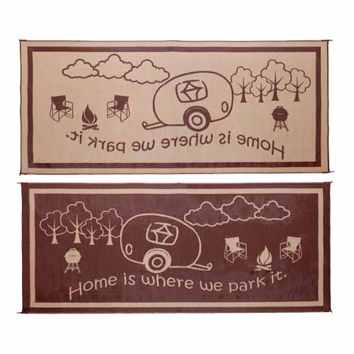 rv-reversible-mat-brown Awning Mats